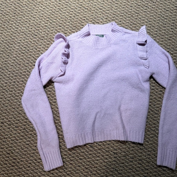 Wild Fable Lavender Ruffle Sweater - Picture 5 of 8